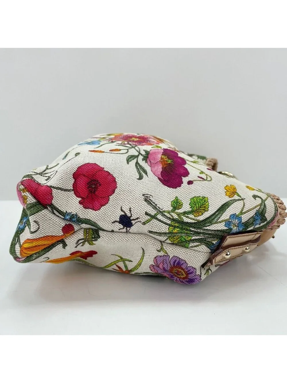 Gucci Handbag Canvas Floral